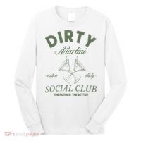 Dirty Martini Social Club Cocktail Bachelorette Long Sleeve Shirt thumb 0