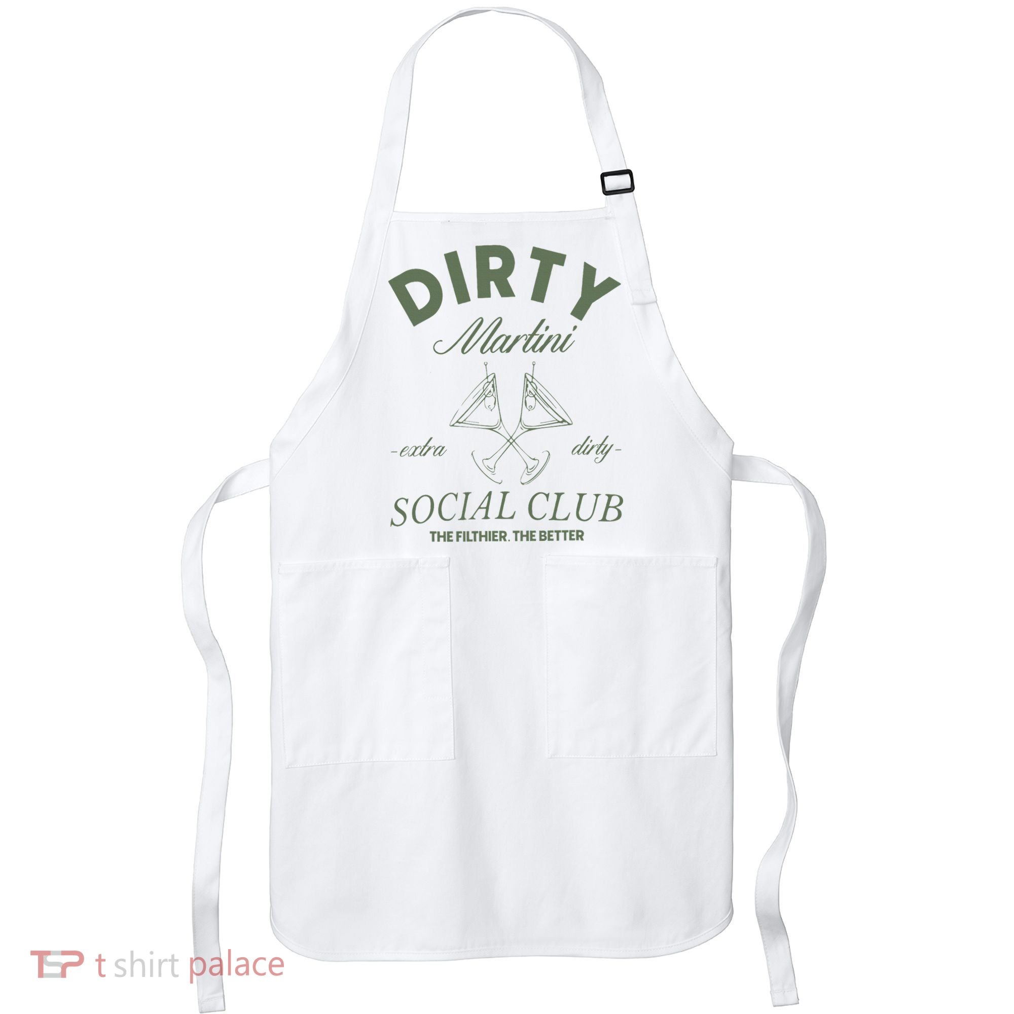 Dirty Martini Social Club Cocktail Bachelorette Apron