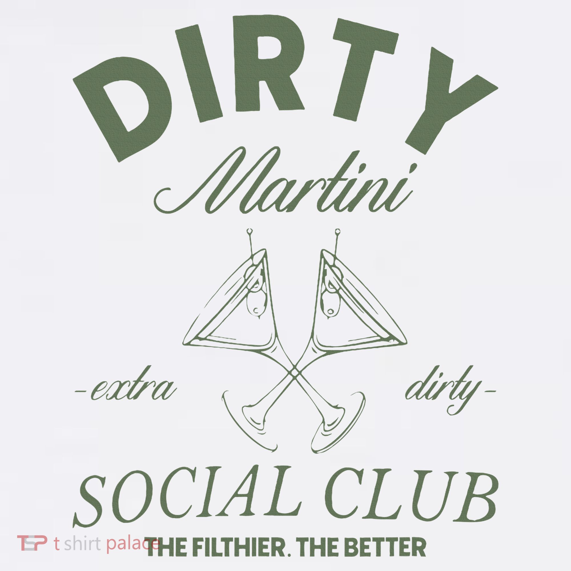 Dirty Martini Social Club Cocktail Bachelorette Sweatshirt