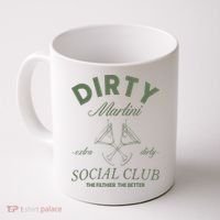 Dirty Martini Social Club Cocktail Bachelorette Coffee Mug thumb 0