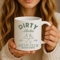 Dirty Martini Social Club Cocktail Bachelorette Coffee Mug thumb 3