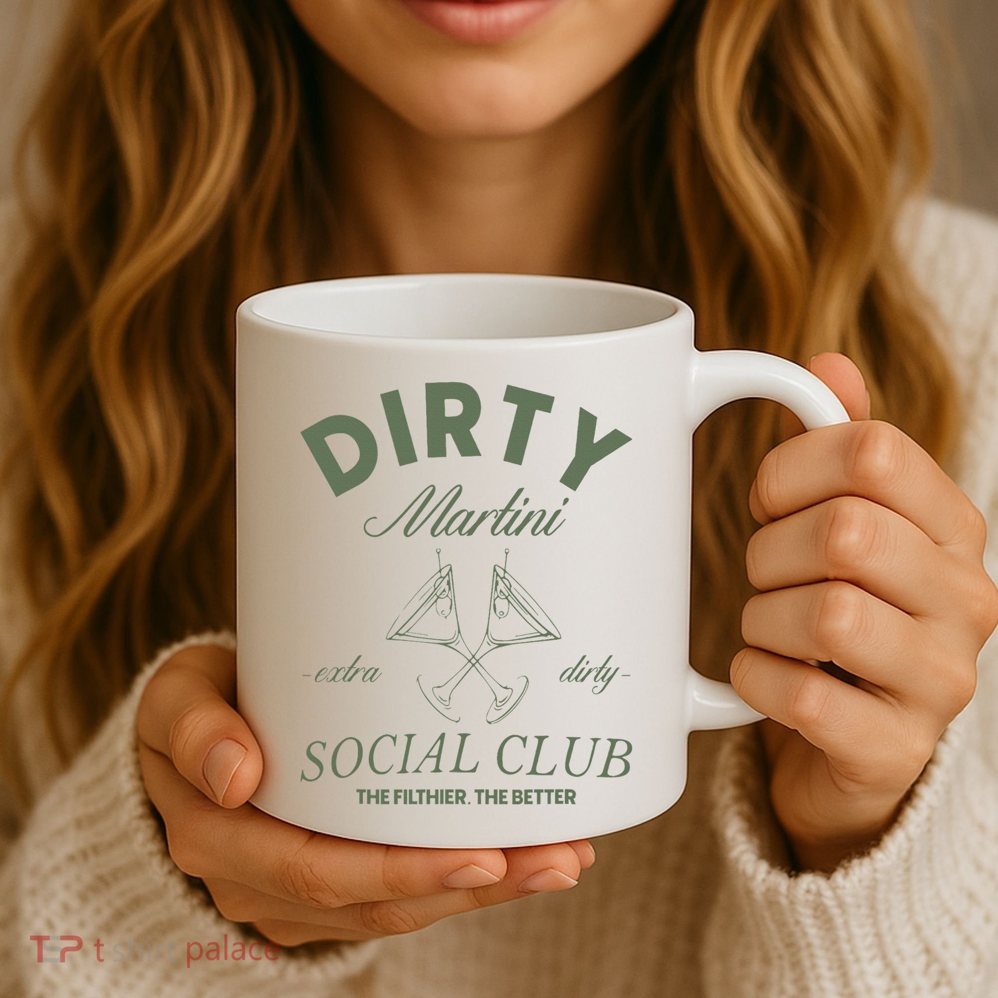 Dirty Martini Social Club Cocktail Bachelorette Coffee Mug