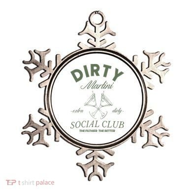 Dirty Martini Social Club Cocktail Bachelorette Ornament