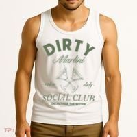 Dirty Martini Social Club Cocktail Bachelorette Tank Top thumb 3