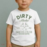 Dirty Martini Social Club Cocktail Bachelorette Toddler T-Shirt thumb 2