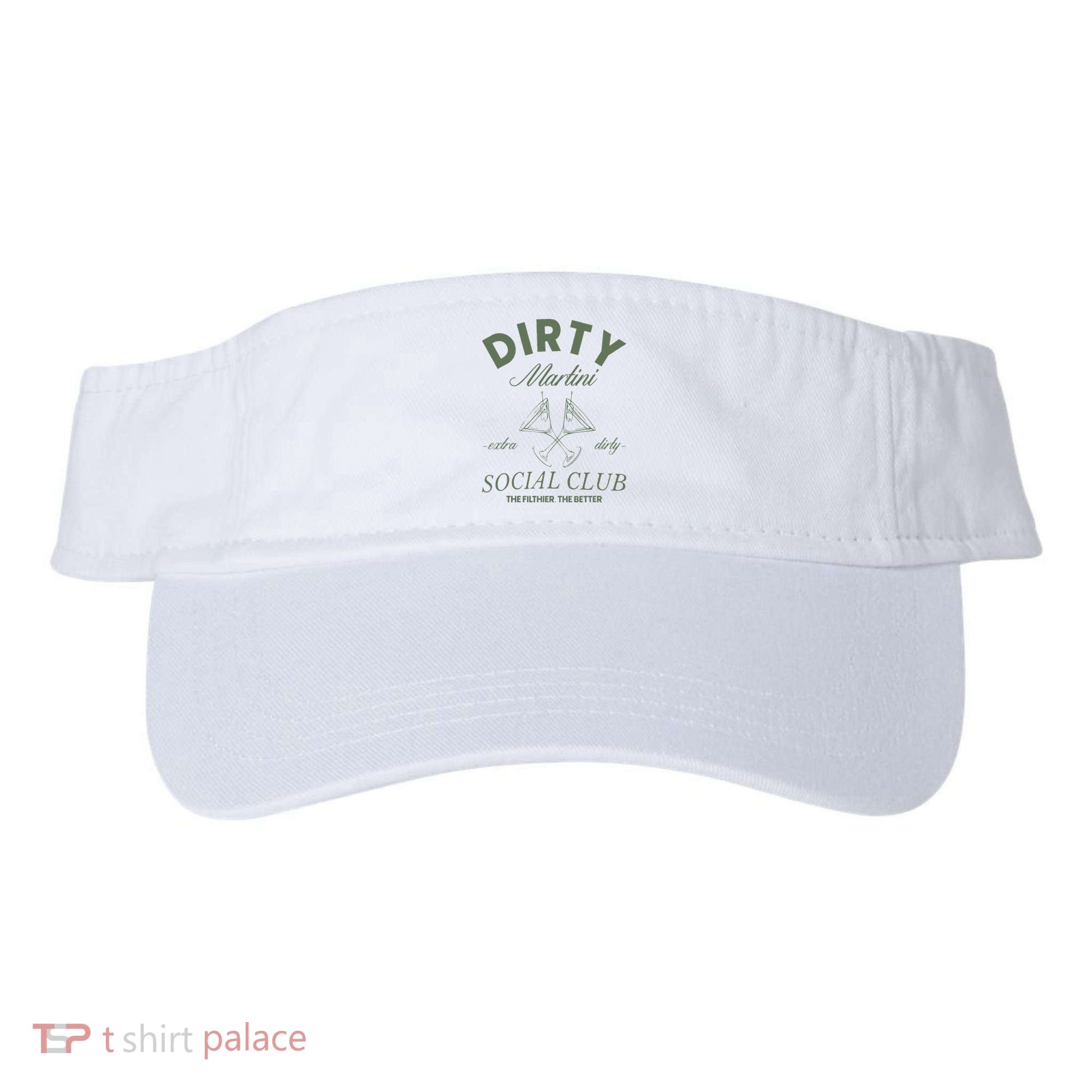 Dirty Martini Social Club Cocktail Bachelorette Visor