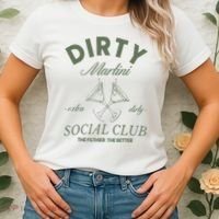 Dirty Martini Social Club Cocktail Bachelorette Women's T-Shirt thumb 2
