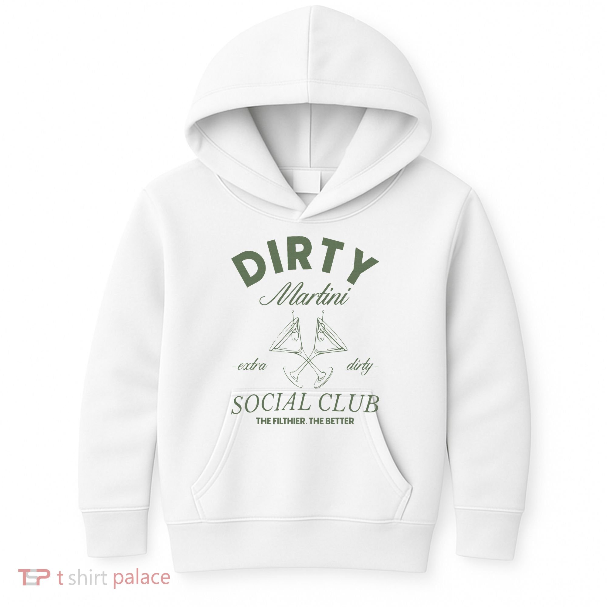 Dirty Martini Social Club Cocktail Bachelorette Kids Hoodie