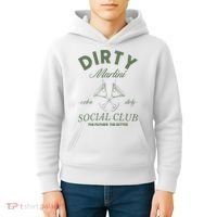 Dirty Martini Social Club Cocktail Bachelorette Kids Hoodie thumb 4