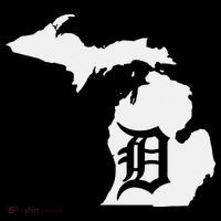 Detroit Michigan State Map Silhouette D United States Women's Hoodie thumb 2