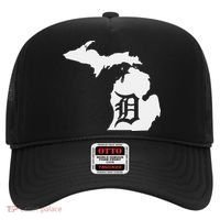 Detroit Michigan State Map Silhouette D United States Hat thumb 0