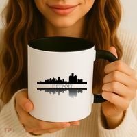 Detroit Mirrored Skyline Coffee Mug thumb 3