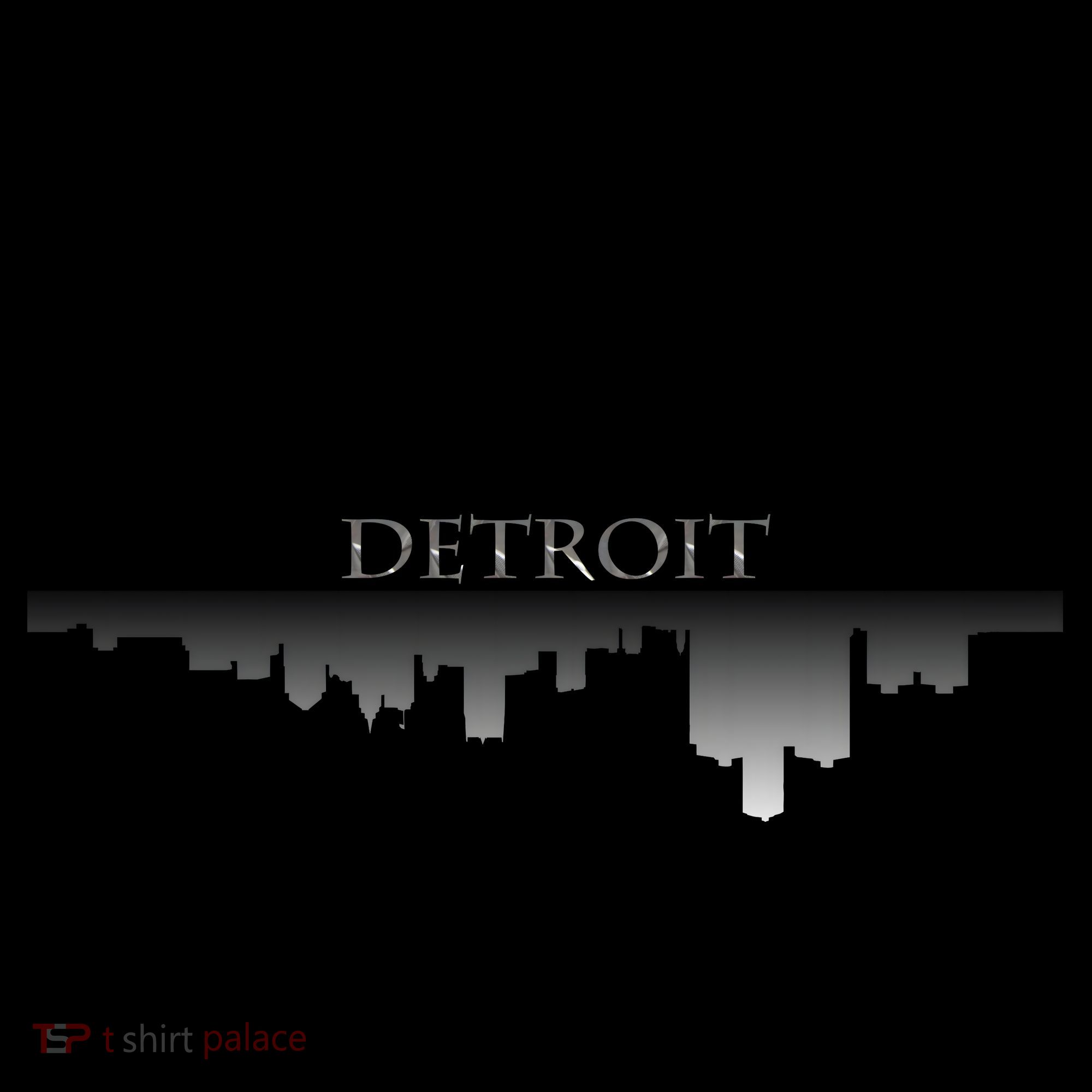 Detroit Mirrored Skyline Coffee Mug