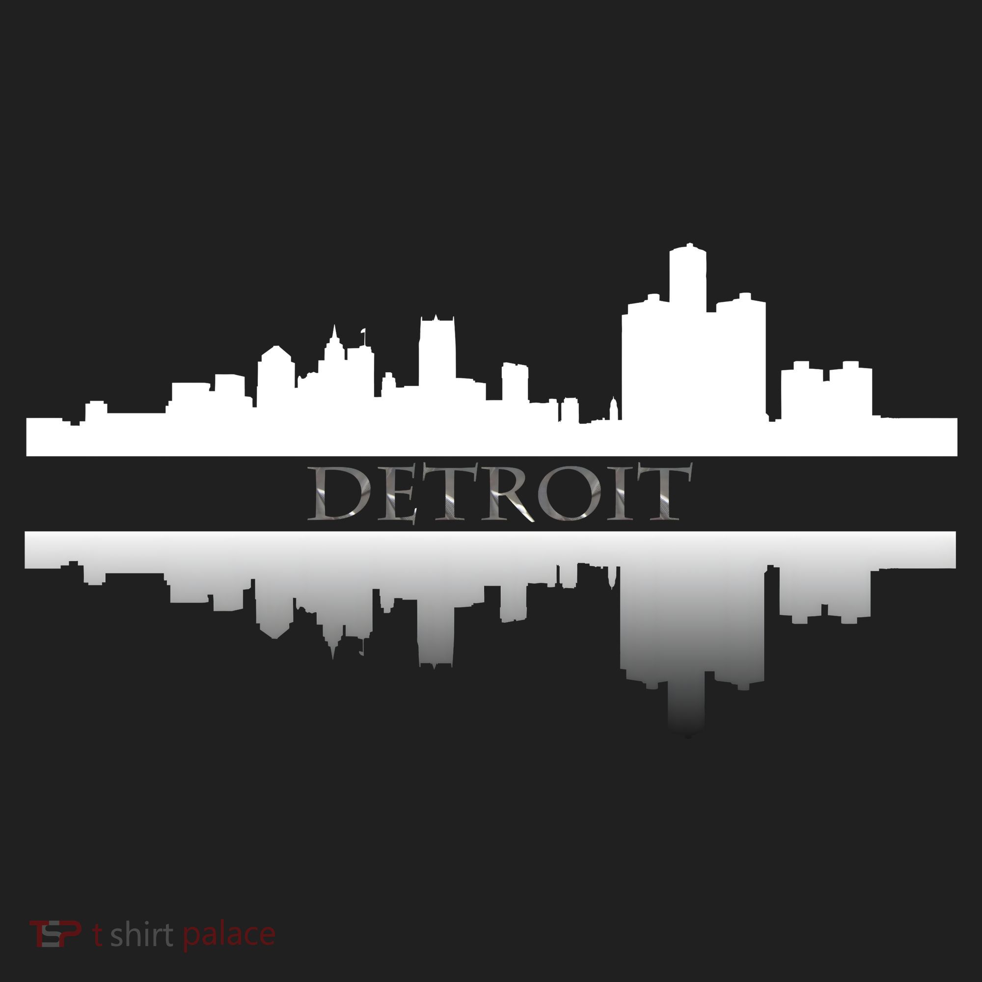 Detroit Mirrored Skyline Tumbler
