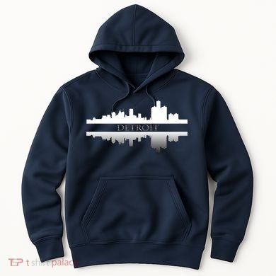 Detroit Mirrored Skyline Hoodie