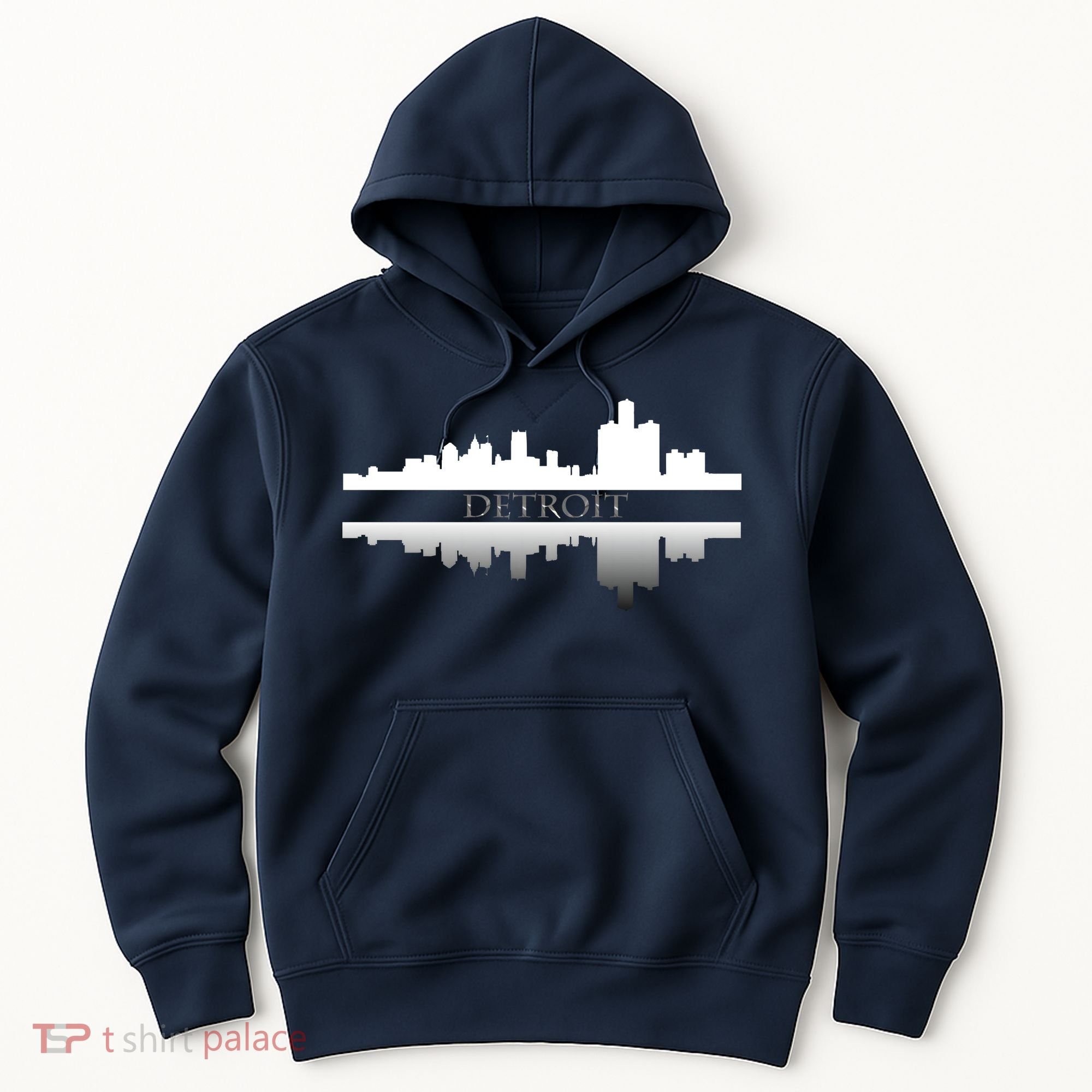 Detroit Mirrored Skyline Hoodie