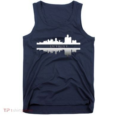 Detroit Mirrored Skyline Tank Top