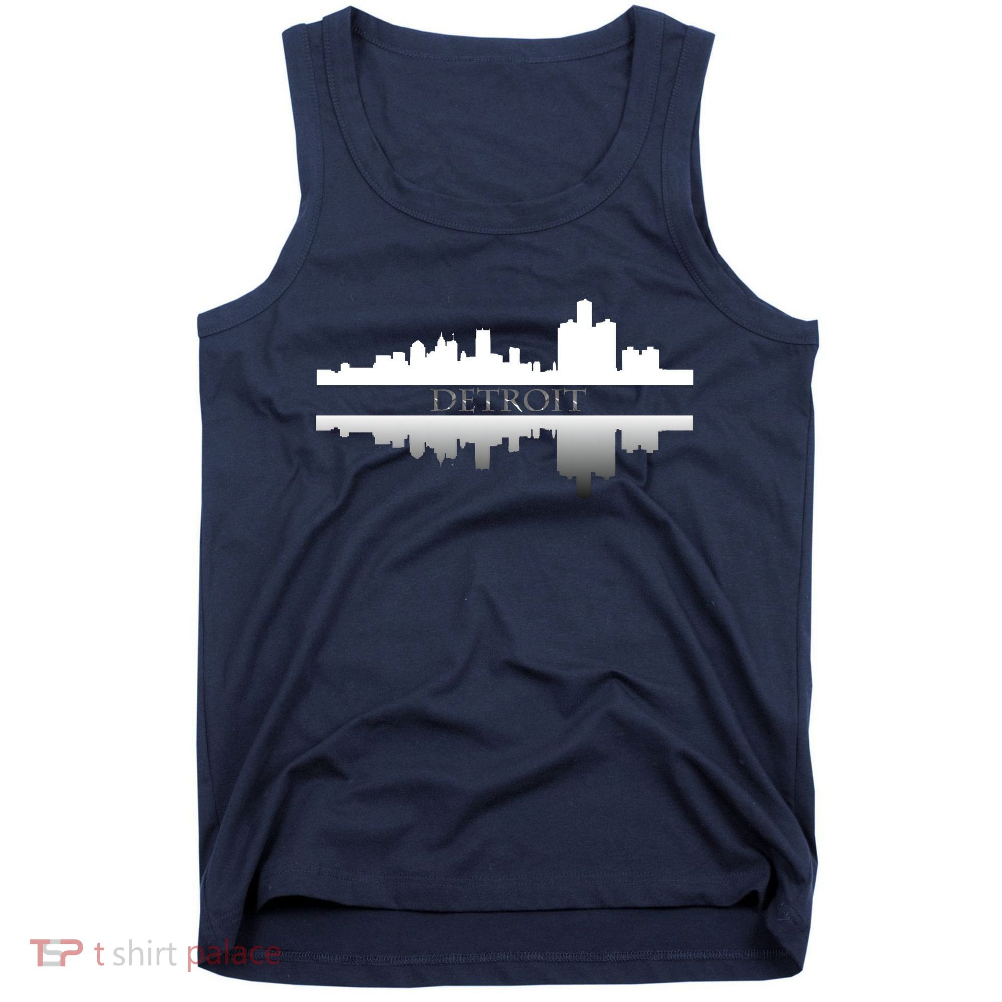 Detroit Mirrored Skyline Tank Top