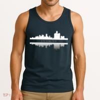 Detroit Mirrored Skyline Tank Top thumb 3