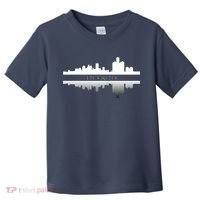 Detroit Mirrored Skyline Toddler T-Shirt thumb 0