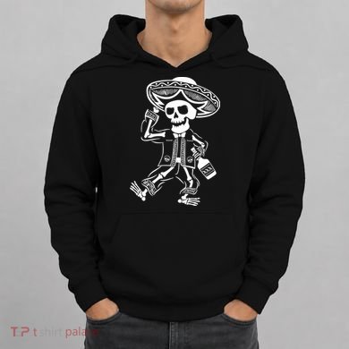 Drunk Mariachi Skeleton Hoodie
