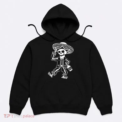 Drunk Mariachi Skeleton Hoodie