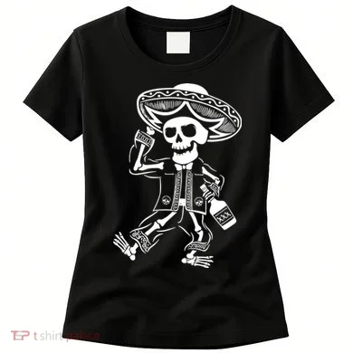 Drunk Mariachi Skeleton Women's T-Shirt