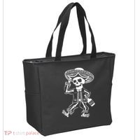 Drunk Mariachi Skeleton Tote Bag thumb 2