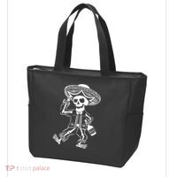 Drunk Mariachi Skeleton Tote Bag thumb 3