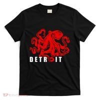Detroit Michigan Souvenir Octopus Kraken Detroit T-Shirt thumb 0