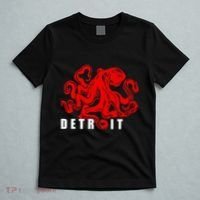 Detroit Michigan Souvenir Octopus Kraken Detroit T-Shirt thumb 5