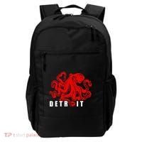 Detroit Michigan Souvenir Octopus Kraken Detroit Backpack thumb 0