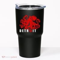 Detroit Michigan Souvenir Octopus Kraken Detroit Tumbler thumb 0