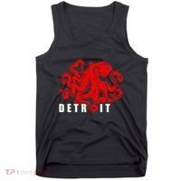 Detroit Michigan Souvenir Octopus Kraken Detroit Tank Top thumb 0