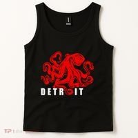 Detroit Michigan Souvenir Octopus Kraken Detroit Tank Top thumb 2