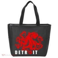Detroit Michigan Souvenir Octopus Kraken Detroit Tote Bag thumb 0