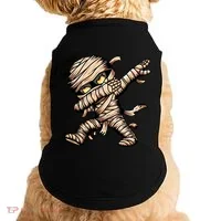 Dabbing Mummy Spooky Dab Dancing Halloween Cool Gift Doggie Tank thumb 0