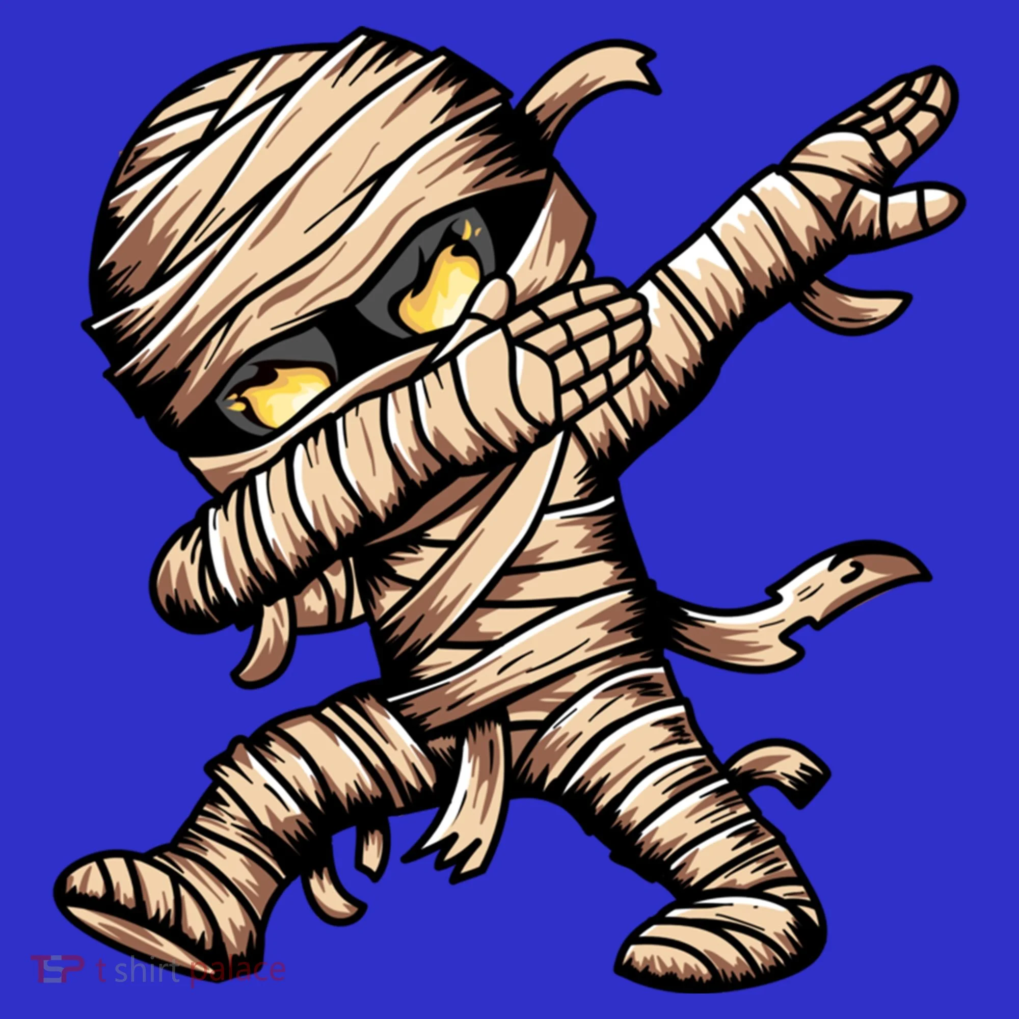 Dabbing Mummy Spooky Dab Dancing Halloween Cool Gift Long Sleeve Shirt