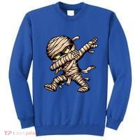 Dabbing Mummy Spooky Dab Dancing Halloween Cool Gift Sweatshirt thumb 0