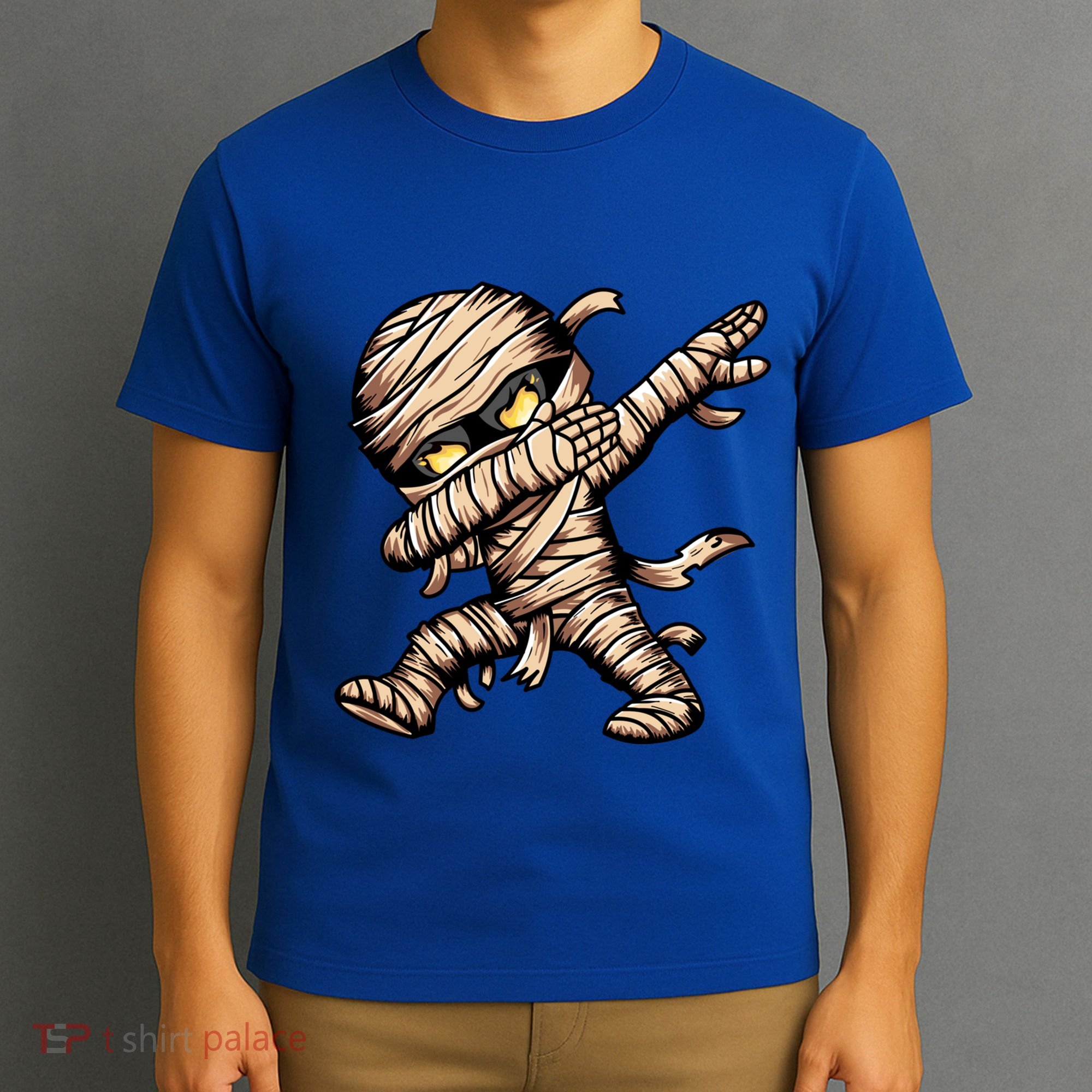 Dabbing Mummy Spooky Dab Dancing Halloween Cool Gift T-Shirt