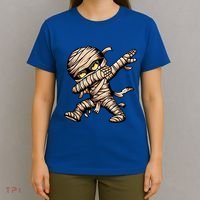 Dabbing Mummy Spooky Dab Dancing Halloween Cool Gift T-Shirt thumb 4