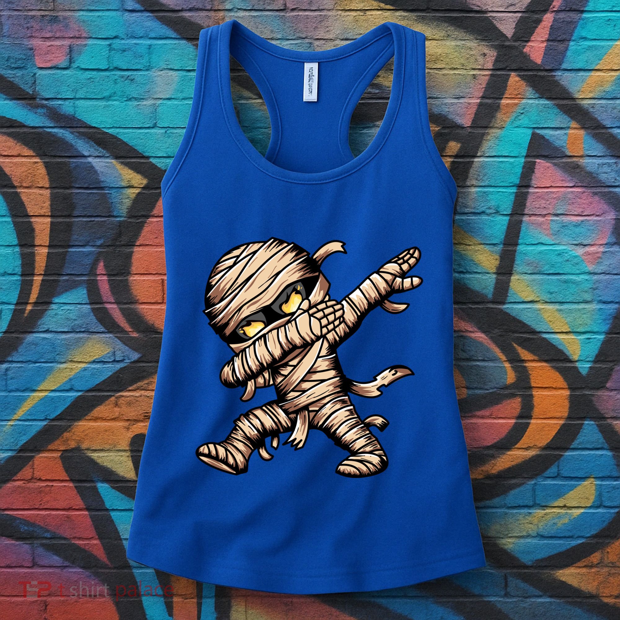 Dabbing Mummy Spooky Dab Dancing Halloween Cool Gift Women's Tank Top