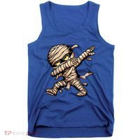 Dabbing Mummy Spooky Dab Dancing Halloween Cool Gift Tank Top thumb 0