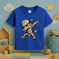 Dabbing Mummy Spooky Dab Dancing Halloween Cool Gift Toddler T-Shirt thumb 3
