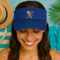 Dabbing Mummy Spooky Dab Dancing Halloween Cool Gift Visor thumb 2