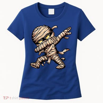 Dabbing Mummy Spooky Dab Dancing Halloween Cool Gift Women's T-Shirt