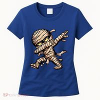 Dabbing Mummy Spooky Dab Dancing Halloween Cool Gift Women's T-Shirt thumb 0