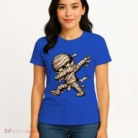 Dabbing Mummy Spooky Dab Dancing Halloween Cool Gift Women's T-Shirt thumb 4