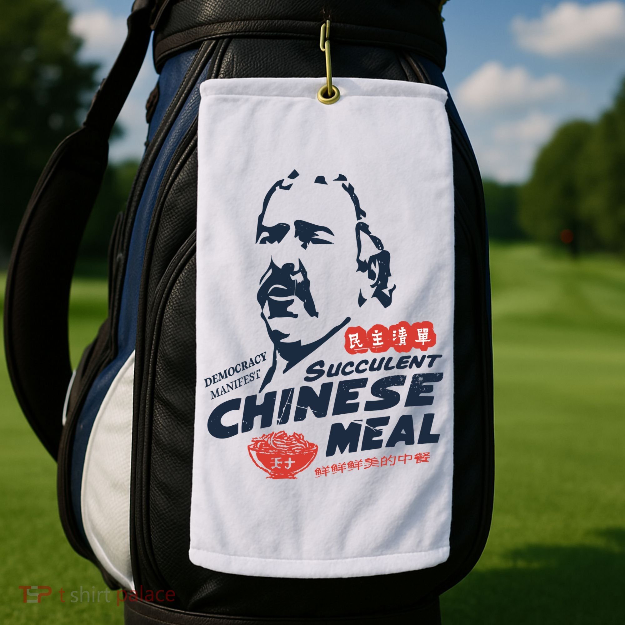 Democracy Manifest Succulent Chinese Meal Golf Towel