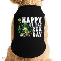 Dino Monster Truck Happy St Pat Rex Day St Patricks Day Cool Gift Doggie Tank thumb 0